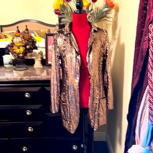 Gold sequin jacket